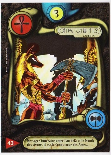 Anubis carte deus serie - -,