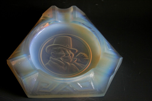 Cendrier art deco verre - cendrier,