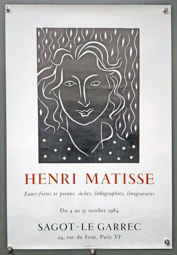 Henri matisse 1984 affiche - matisse,
