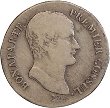 Francs bonaparte 1er consul - 5,