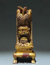 8" China Dynasty Pure Bronze