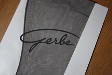 Bas nylon fully fashioned couture stockings vintage gris foncé T2