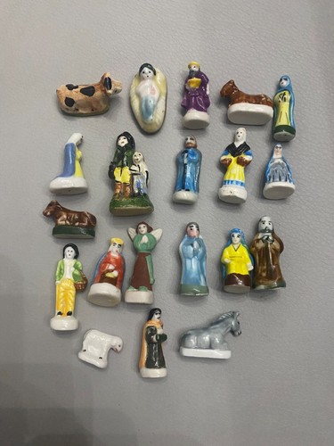 Lot santons animaux jesus 20 - lot,