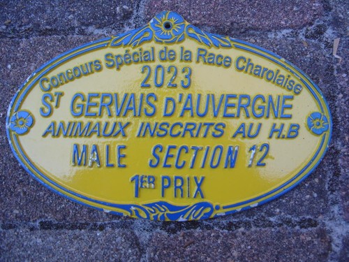 Plaque concours agricole - plaque,