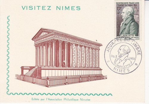 Carte philatélique journée - carte,