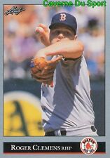 019   ROGER CLEMENS    BOSTON RED SOX BASEBALL CARD LEAF 1992