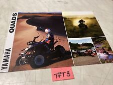 Yamaha Quad Badger Breeze Blaster Warrior Banshee  prospectus catalogue brochure
