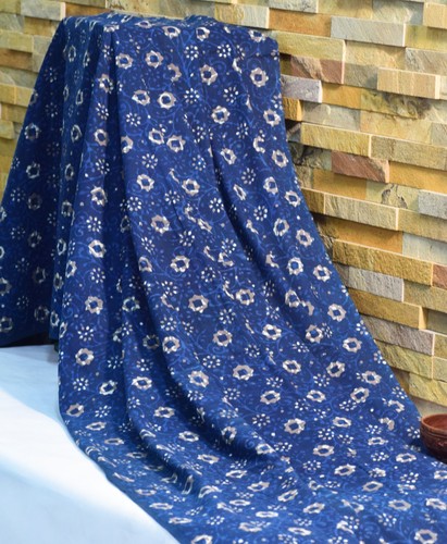 Tissu indien imprimé bloc