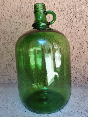 Bonbonne verre vert - bonbonne, en