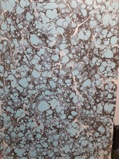 Papier marbré à la cuve de