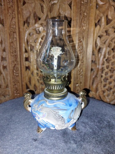 Lampe huile dragon - huile,