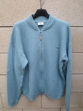 Gilet LACOSTE Devanlay bleu ciel laine Woolmark wool 5