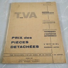 ancien référentiel mécanique 1968 - pièces détachées citroen 2CV, estafette...
