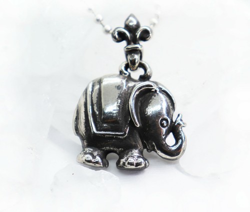 Baby elephant sterling silver - elephant,
