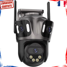 Triple Caméra de Surveillance