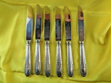 6 anciens petits couteaux a