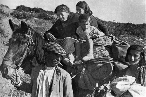 Guerre espagne exode des - guerre,