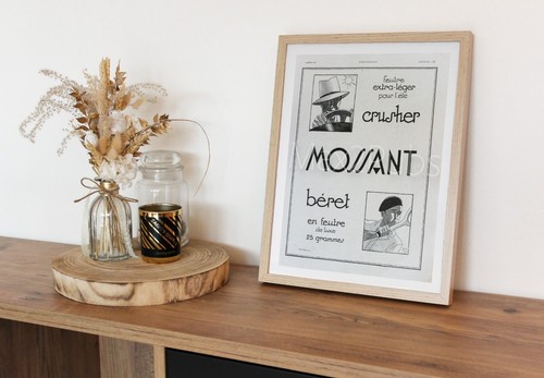 Publicite mossant beret - mossant,