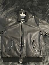 Veste Blouson En Cuir Marron Vintage 80’s Chevignon (Made In France)