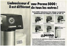PUBLICITE ADVERTISING  054  1977  PERMO  500   adoucisseur d'eau ( 2 pages)