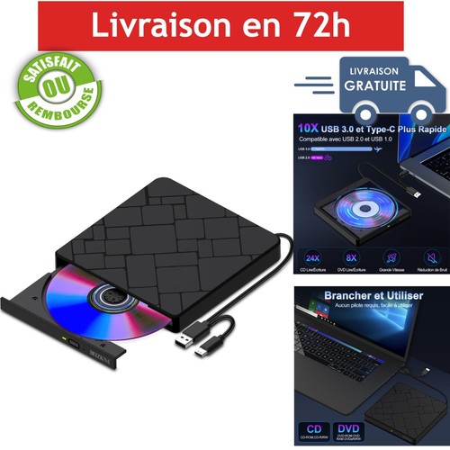Lecteur dvd externe usb - lecteur, cd