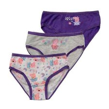 Slip 3 Pièces Peppa Pig Fille Shorties Culottes Intime 4111