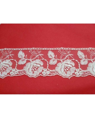Dentelle tulle haut bord - dentelle,