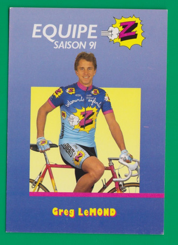 Cyclisme carte cycliste greg - cycliste,