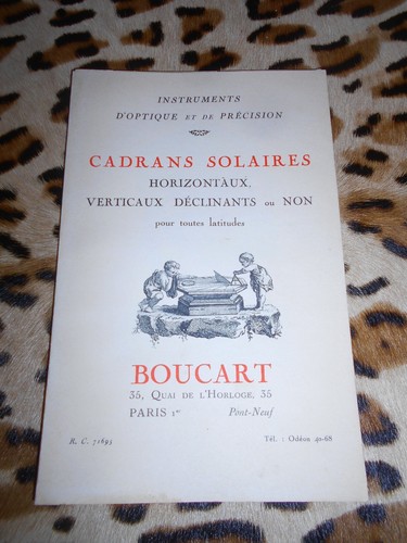 Plaquette boucart instruments - boucart,,