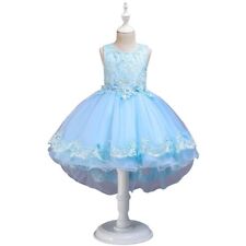 Robe Princesse Cérémonie Fête Fille 4-8 Ans Céleste Tutu
