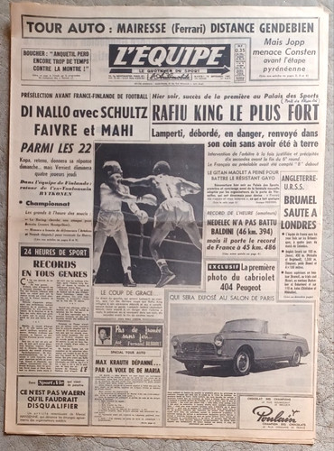 Journal equipe 19 - l'equipe, du