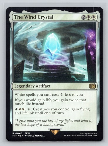 The wind crystal foil - crystal, r