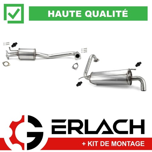 Echappement silencieux pour