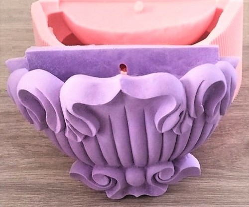 Moule silicone vase pot - silicone,