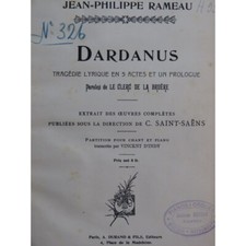 RAMEAU Jean-Philippe Dardanus