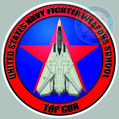 Autocollant tomcat f14 top - tomcat, gun