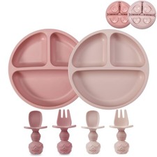 Lot de 2 Assiettes à Ventouse