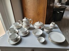  Dinette Service à café complet "RDA" années 60/70 avec boîte 