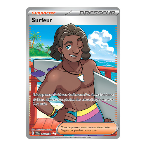 Surfeur 235 191 - 235/191, carte