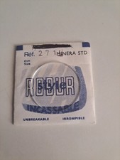 VERRE MONTRE PLAT  Ø 27.1 mm  MINERAL STD ROBUR STYLE TRANSPARENT