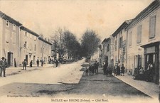 CPA 26 SAULCE SUR RHONE COTE NORD