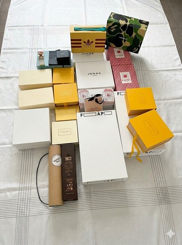 Lot boîtes luxe - de,