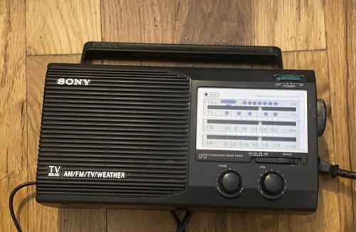 Vintage sony icf am - sony, fm/am