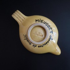 Lampe à huile éclairage faïence chaussures MIEUSSET Perpignan art déco France