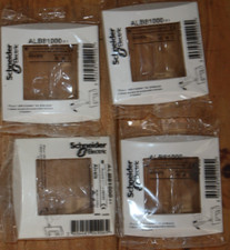 Lot de 4 Plaques simple blanc