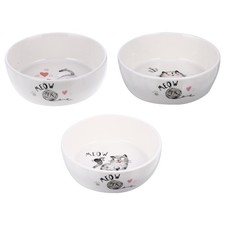  Bol Pour Animaux De Compagnie Ecuelle Chat Gamelles Chiots Portées Plat