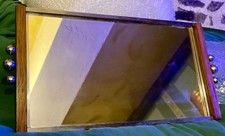 Plateau miroir art déco