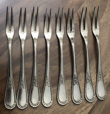 8 Fourchettes a escargot métal argenté Sam Lux