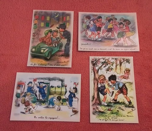Lot cartes germaine bouret - 4,