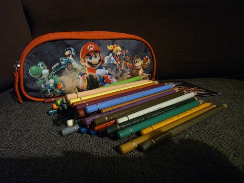 Trousse mario kart world 90 - trousse,